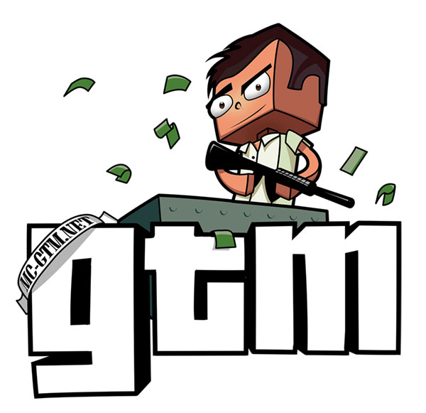 Grand Theft Minecraft Logo